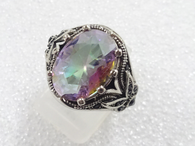 COLORED STONE FASHION RING / JP SIZE 15
